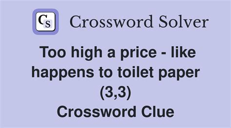 Priced way too high Crossword Clue